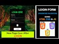 How to make Login form with password validation using HTML CSS & JS | Step-By-Step Tutorial | PraRoz