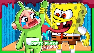 🌈 ESCAPE SCARY SPONGEBOB [CREEPY STORY] | Dipsy Plays Roblox Freakybob's Crazy Party