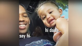 Travis Scott and Stormi being dad/daughter goals for 4 minutes straight