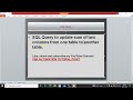 SQL query to update column of one table from another table columns.