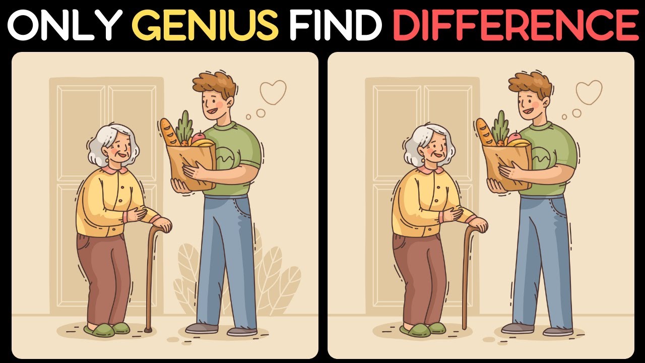 Spot The Difference Only Genius Can Find Youtube