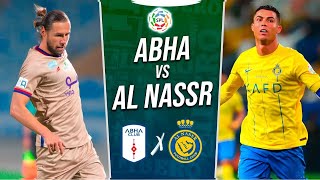AL NASSR 8-0 ABHA CLUB | HATTRICK de CRISTIANO TITULAR y 2 ASISTENCIA  | Saudi Pro League