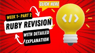 W1-Part 2: Ruby Questions with detailed explanation for interview prep #ruby #interviewquestions