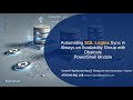 Automating SQL Logins Sync for Always On Availability Groups Using dbatools PowerShell Module.