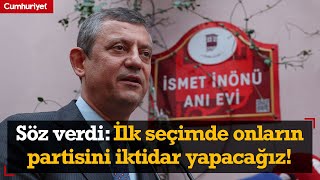 Özgür Özel İnönü Müze Evi’nde söz verdi: İlk seçimde onların partisini iktidar yapacağız!