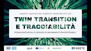 Twin Transition e Tracciabilità - Farete 2023