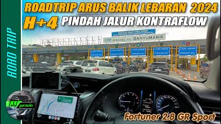 Road Trip balik lebaran nyobain pindah jalur kontra flow / pakai Fortuner 2.8