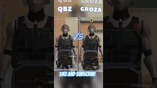 🔫|GROZA VS QBZ|🔫DAMAGE TEST COMPARISON 🔥#camparison#bgmi#pubgmobile#shorts#shortsvideo#viral