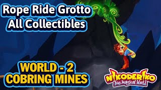 Nikoderiko The Magical World Rope Ride Grotto All Collectibles - Cobring Mines Gameplay Walkthrough