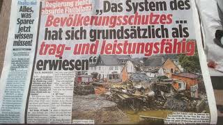 Regierung zieht absurde Flutbilanz. Ahrtal Hochwasser-Katastrophe. Bild deckt auf!