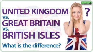 United Kingdom vs. Great Britain vs. British Isles - What is the difference?