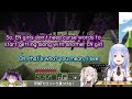 pekora struggled to talk with gura u0026 ina in english ft. botan u0026 towa minecraft 【eng sub hololive】