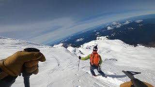 Skiing Northeast to Northwest on Two Mt. Baker Headwalls