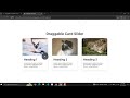 Draggable Card Slider Using HTML, CSS and JavaScript with Source Code