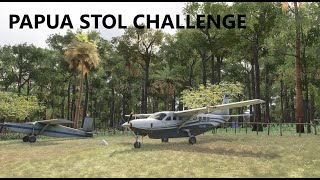 🔴 LIVE: Cessna 208B Grand Caravan | Extreme STOL Challenge in Papua New Guinea! | FS2024