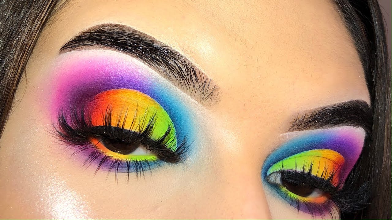 Rainbow Makeup Tutorial Saubhaya Makeup
