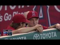 tex@laa angels present trout richards with awards