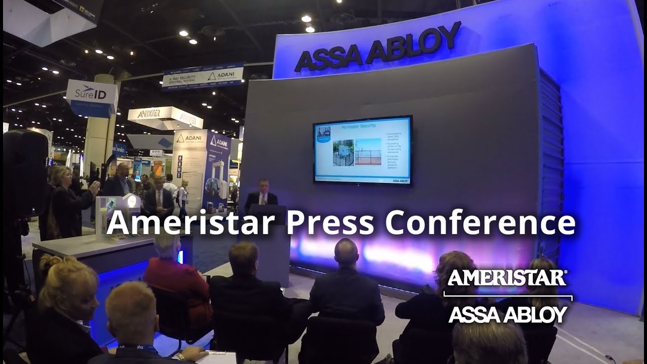 ASIS 2016 Ameristar Press Conference - Ameristar | Assa Abloy - YouTube