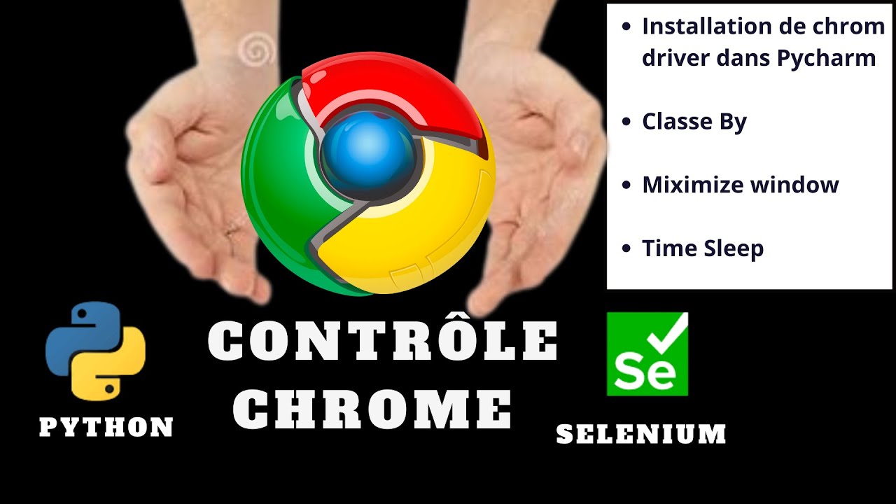 1 4 Test Chrome Avec Selenium Python Sur Pycharm Youtube