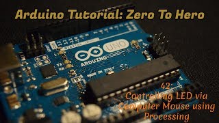 Controlling LED via Computer Mouse using Processing