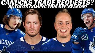 NHL Trade Rumours - Canucks Players Want out? Canucks Buyouts Coming?