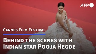 Cannes: Behind the scenes as Indian star Pooja Hegde prepares for her first red carpet | AFP