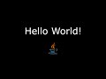 Hello World in Java Eclipse