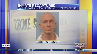 Talladega County Inmate Recaptured