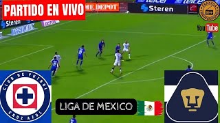 CRUZ AZUL VS PUMAS UNAM EN VIVO POR GRANEGA ⚽ LIGA MX - CLAUSURA - CUARTOS DE FINAL