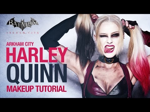 Arkham City Harley Quinn makeup tutorial Arkham City Harley Quinn makeup tutorial