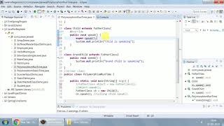 14 RunTime Polymorphism - Method Overriding - Dynamic Method Dispatch in Java- Part B