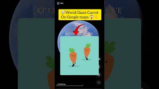 Werid Giant Carrot🥕😱on Google maps and Google Earth #shots #vairalshort @would358