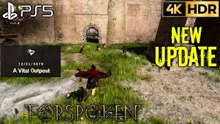 A Vital Outpost FORSPOKEN PS5 Gameplay Walkthrough 4K 60FPS HDR | PS5 Forspoken Demo A Vital Outpost