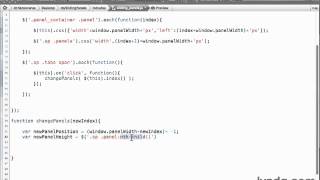 Create a Sliding Tabbed Panel with jQuery part 14