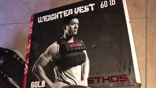 The Best Weighted Exercise Vest for Home | ETHOS 60 lbs