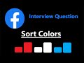 Sort Colors - Quicksort Partition - Leetcode 75 - Python