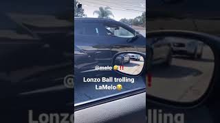 Lonzo make fun of Lamelo Ball while driving #Shorts