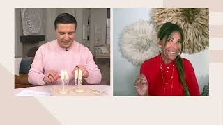 Diamonique x Jennifer Miller Inside-Out Hoop Earrings, Sterling Silver on QVC