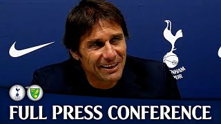 Conte “LUCAS SHOULD SCORE MORE!" • Tottenham 3-0 Norwich • POST-MATCH PRESS CONFERENCE