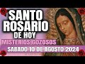 EL SANTO ROSARIO DE HOY SABADO 10 DE AGOSTO 2024 MISTERIOS GOZOSOS - EL SANTO ROSARIO DE HOY