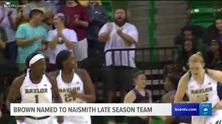 Brown named to Naismith Late Season team