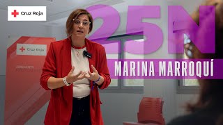 25N - Marina Marroquí descubre nuestros proyectos contra la violencia machista | Cruz Roja Madrid