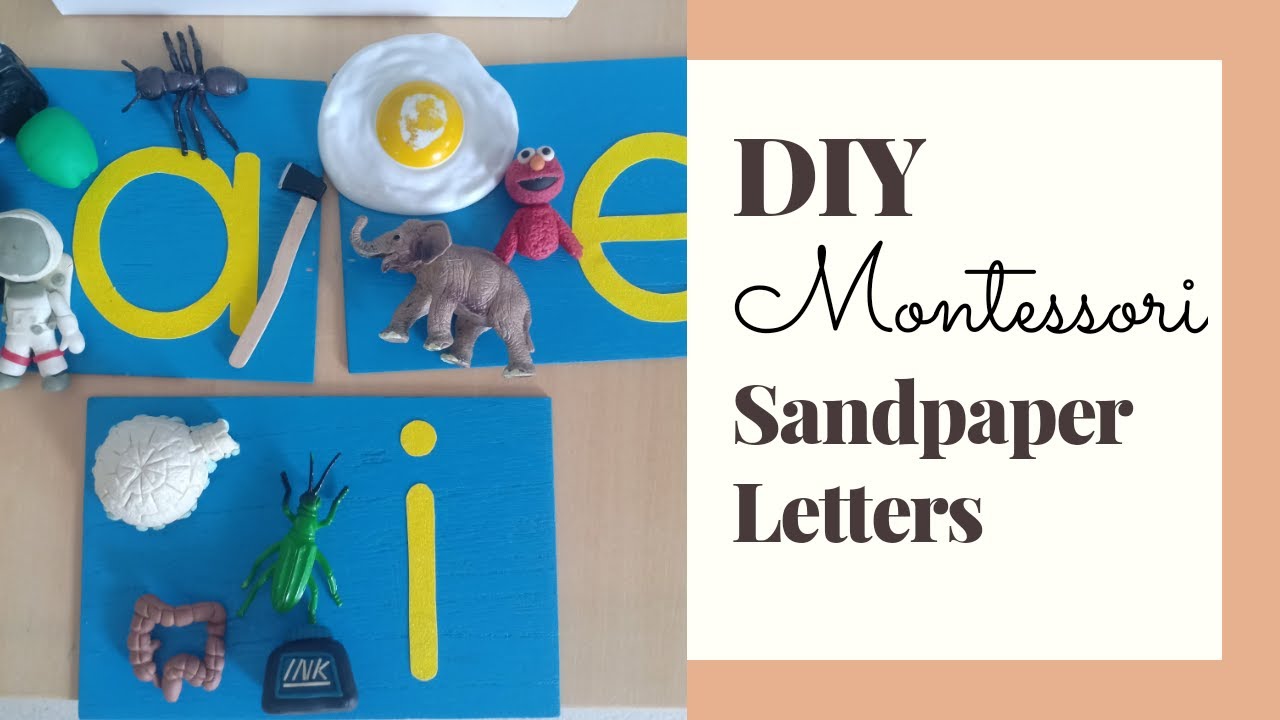 How To Make Montessori Sandpaper Letters Diy Youtube