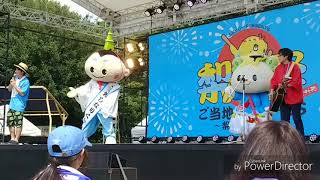 梨祭2018（３日目）おしなりくん、たかたのゆめちゃん