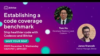 Ship healthier code with Codecov and Bitrise - How to establish a code coverage benchmark | WEBINAR