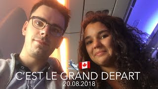 Départ pour le Québec 🇨🇦✈️