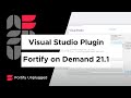 Fortify on Demand 21.1 Visual Studio Plugin