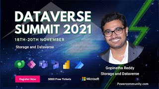 Storage And Dataverse - Dataverse Summit 2021