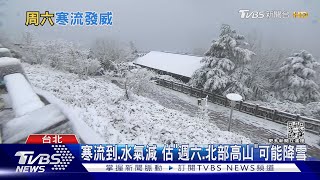 寒流週六到 沿海空曠.近山區 恐現6℃低溫｜TVBS新@TVBSNEWS02