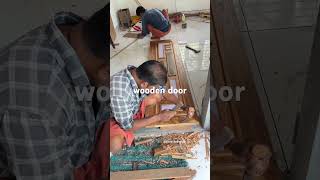 വുഡൻ ഡോർ നിർമാണം #woodenfurniture #wooden #wooden_door_design #woodworking